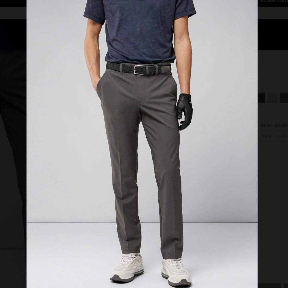 NWT J. Lindberg Ellott Pant Men's Size 36x32 golf pant athletic volcanic ash